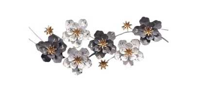 Floral Home Decor Metal Wall Art | Floral Metal Wall Art