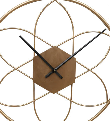 Modern Circular Metal Wall Clock