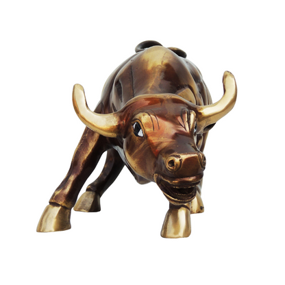 Brass Bull Statue | Brass Antique Bull Statue