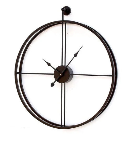 Black Round Wall Clock