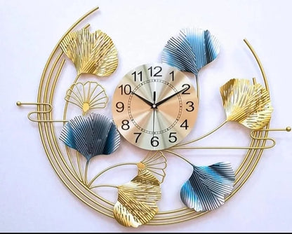 Modern Circular Metal Wall Clock For Home Decor