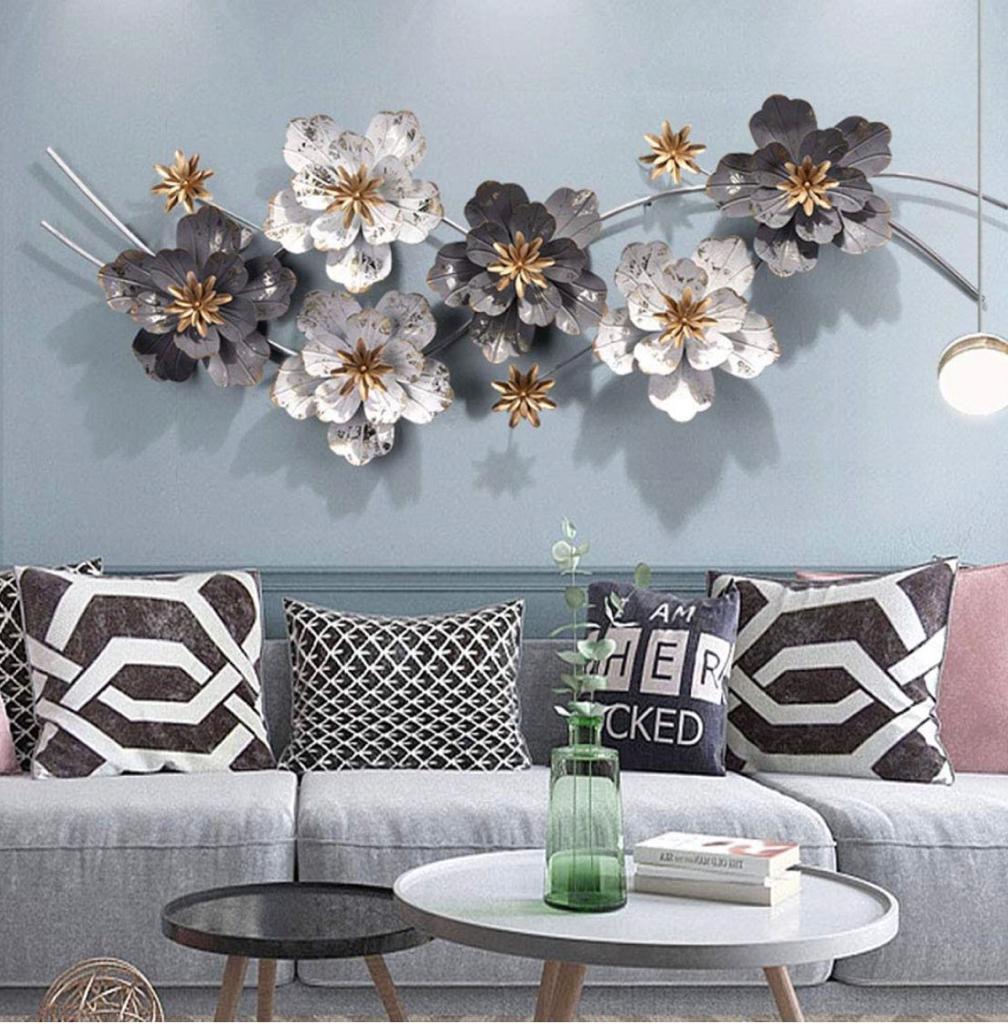 Floral Home Decor Metal Wall Art | Floral Metal Wall Art