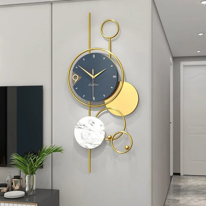 Textured Abstract Shaped Contemporary Wall Clock