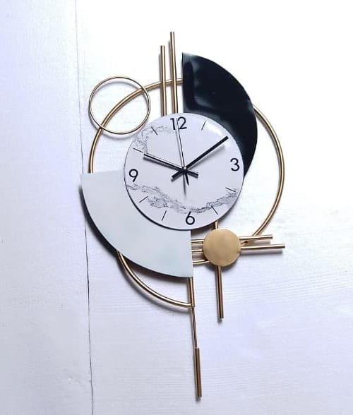 Multicolour Metal Novelty Clock