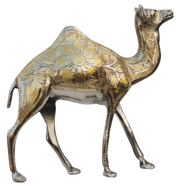 Brass Camel Figurine Vastu Premium Finished