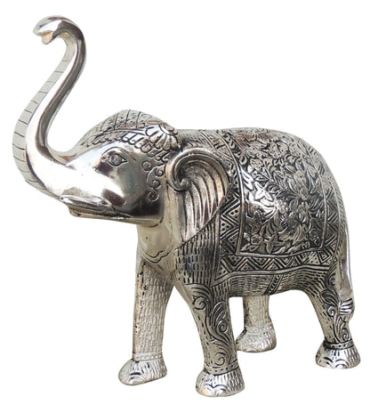 Aluminium Metal Elephant Showpiece