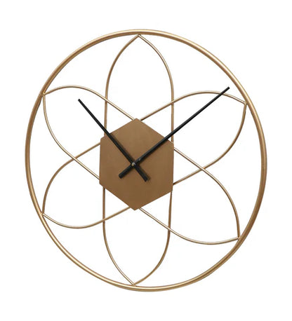 Modern Circular Metal Wall Clock