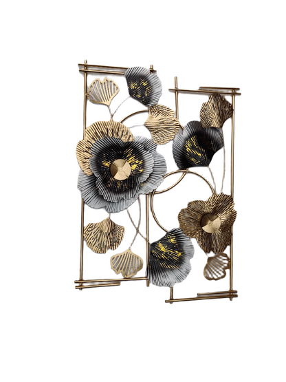 Antique Floral Frame Metal Wall Art For Home Wall